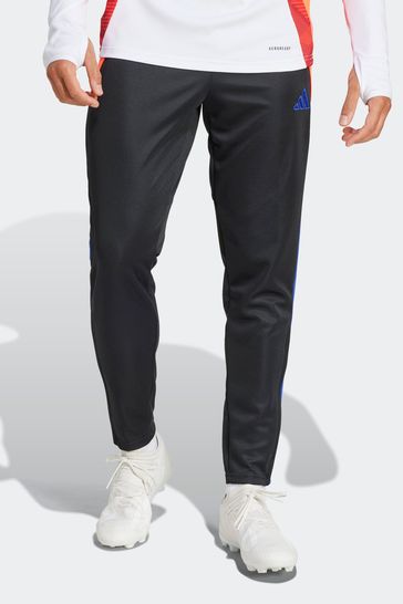 Adidas black skinny joggers top