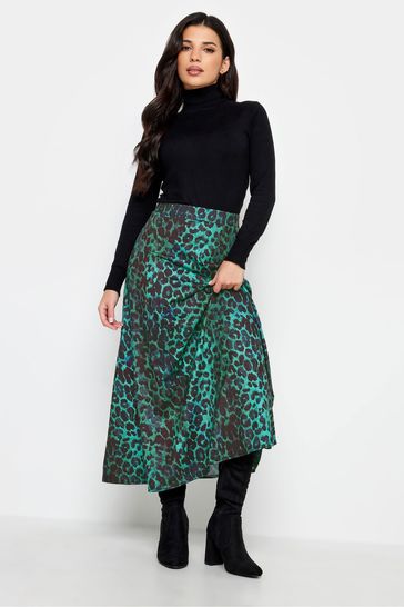 Green maxi skirt petite top
