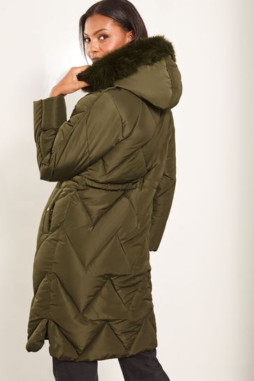 Khaki green parka clearance