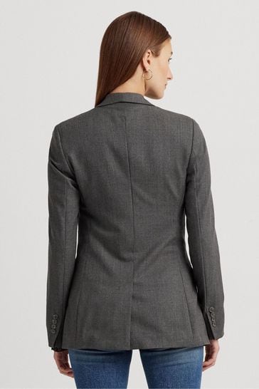 Ralph lauren grey blazer discount