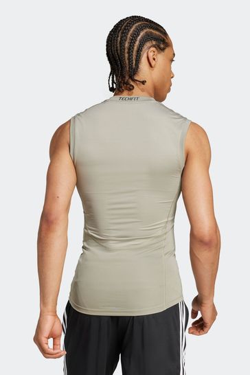 Adidas compression sleeveless discount