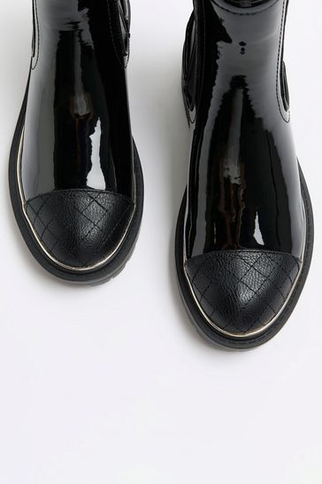 River Island Black Chelsea Boots