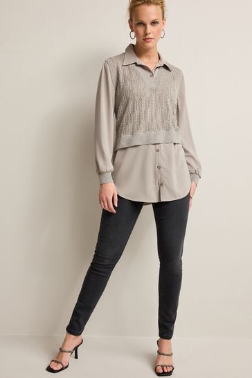 Mock layer jumper best sale womens