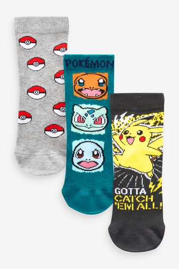 Pokémon Multi License Socks 3 Pack