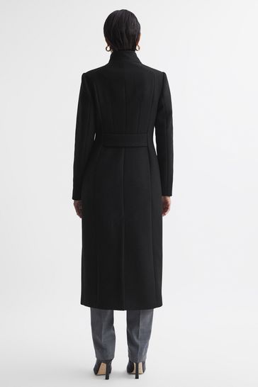 Black tailored coat petite sales