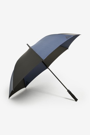 next.co.uk | Black/Navy NEXT Active Automatic Open/Close Umbrella
