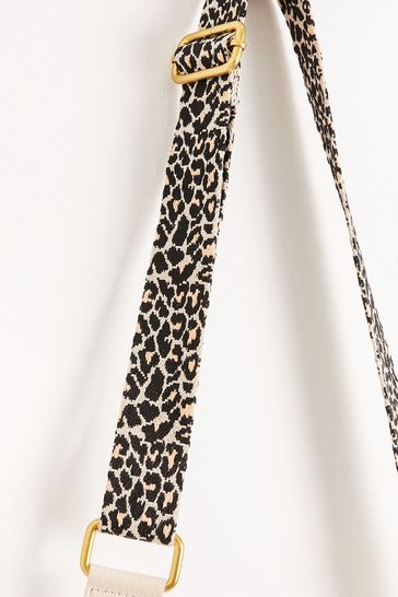 Oliver Bonas Betty Small White Crossbody Belt Bag