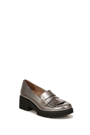 Buy Naturalizer Silver Leather Darcy Loafers from Next Ireland