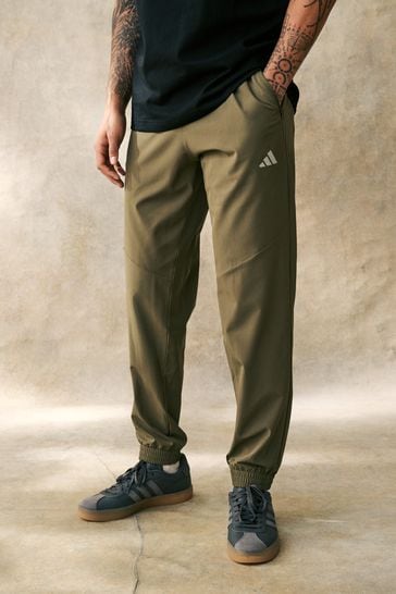 Khaki adidas joggers online