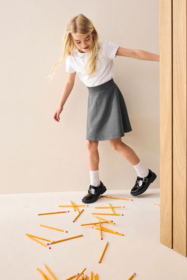Buy Dark Grey Regular Length Jersey Stretch Pull On School Skater Skirt 3 17yrs from Next USA