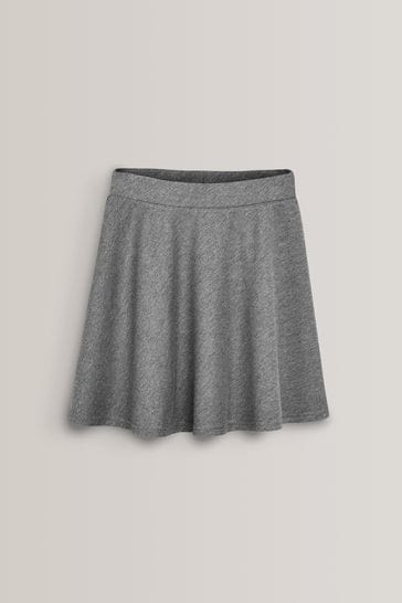 Buy Dark Grey Regular Length Jersey Stretch Pull On School Skater Skirt 3 17yrs from Next USA