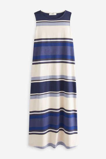 Blue tank top dress top