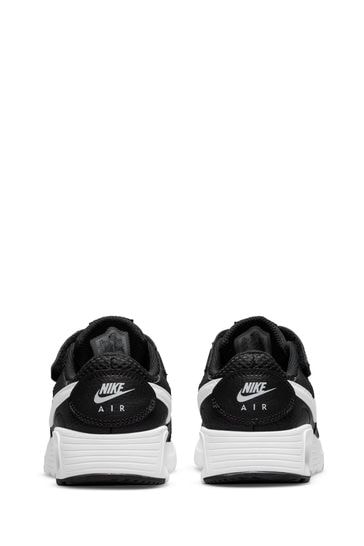 Black/white air max on sale oketo junior trainers