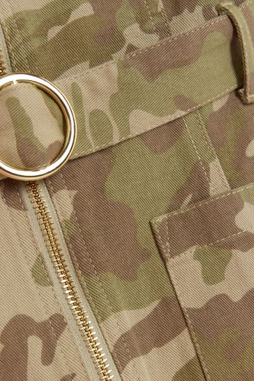 River island camo clearance bag