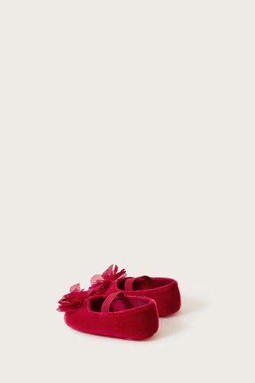 Buy Monsoon Red Cancan Velvet Walkers Shoes from Next Denmark