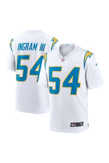 Buy Fanatics Los Angeles Chargers Game Road White Jersey Melvin Ingram III Youth from Next Saudi Arabia