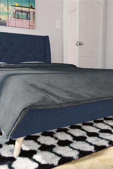 Novogratz her majesty shop upholstered linen bed