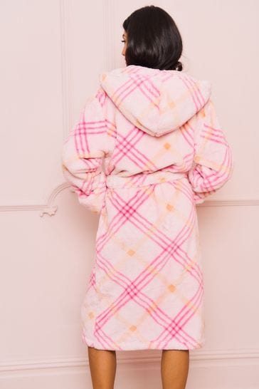 Buy Pink Supersoft Fleece Dressing Gown from Next Ireland
