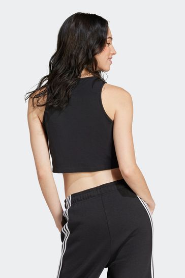 Adidas 3 online stripe crop top