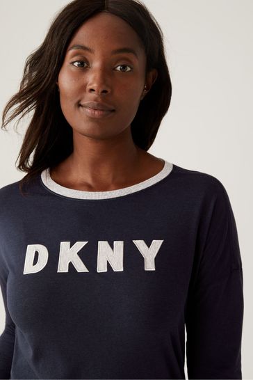 Buy DKNY Signature Top And Joggers Pyjama Set from Next Singapore