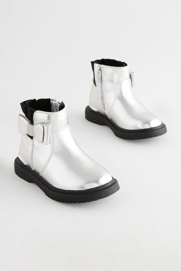 Buy Baker by Ted Baker Girls Chelsea Boots with Bow from Next Saudi Arabia