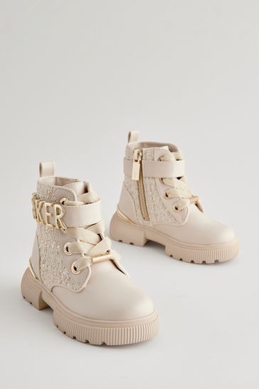 Buy Baker by Ted Baker Bone Boucle Lace Up Boots from Next Hungary