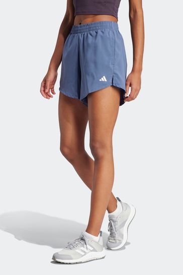 adidas Blue Aeroready Made For Training Minimal Two In One Shorts