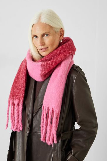Hush Pink Asher Two Tone Scarf