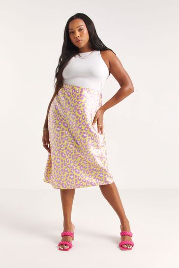 Simply be cow print skirt clearance
