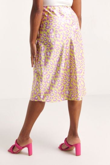 Simply be cow print skirt deals