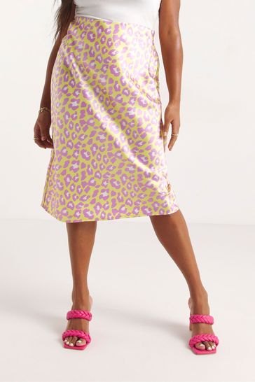 Simply be best sale cow print skirt