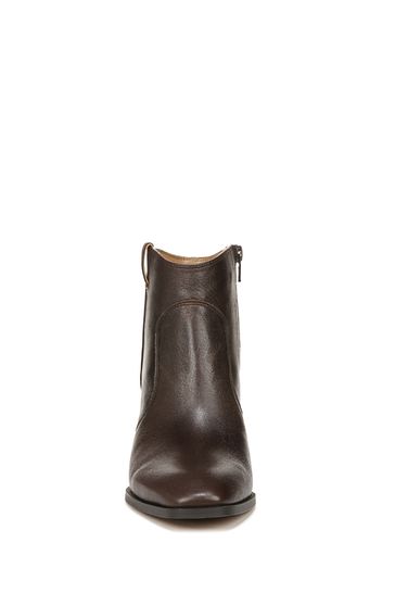 Vionic Regan Leather Ankle Brown Boots