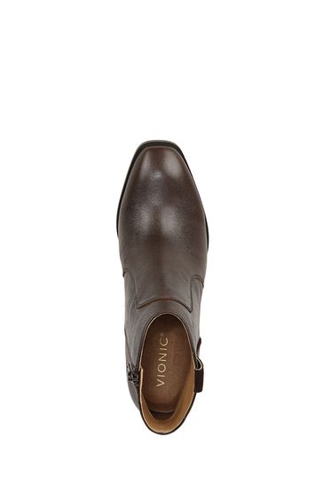 Buy Vionic Regan Leather Ankle Brown Boots from Next Hungary