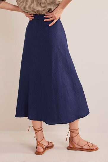 Blue deals skirt boden