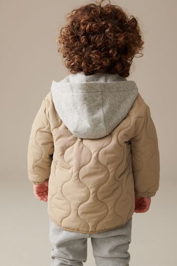 Baby boy sale quilted coat