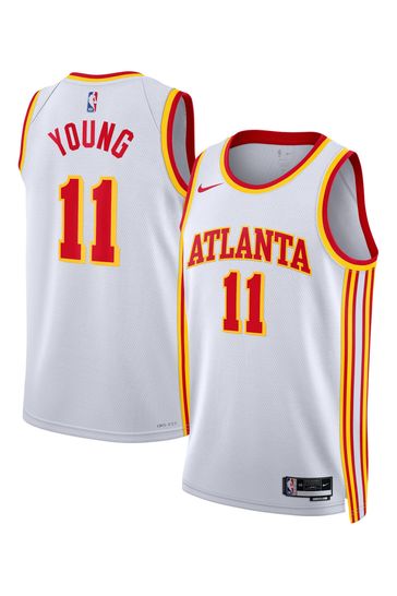 Nike White Atlanta Hawks Association Edition Swingman Jersey Trae Young