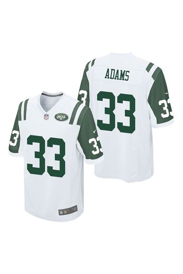 Jamal adams white jets jersey store