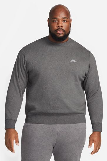 Buy Nike Charcoal Club Crew Sweatshirt from Next Sweden