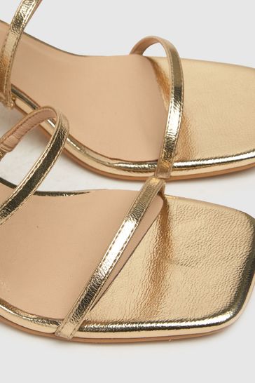 Schuh gold heels best sale