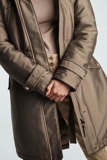 Longline parka coat clearance womens