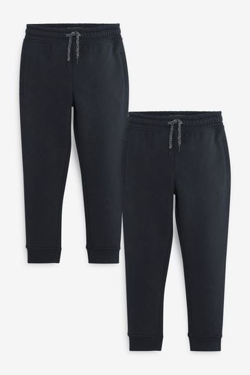 Navy Slim Joggers Two Pack (3-16yrs)