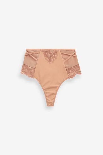 Buy Tummy Control Lace Knickers 2 Pack from the Laura Ashley
