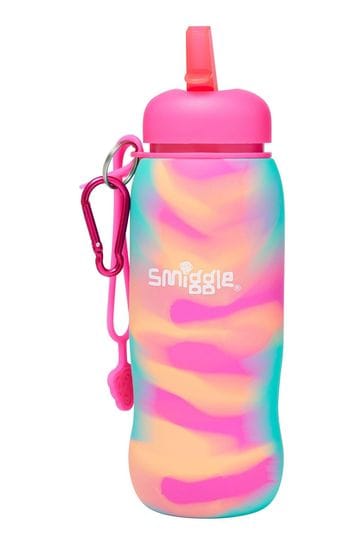 Buy Smiggle Pink Vivid Silicone Roll Up Drink Bottle from Next USA