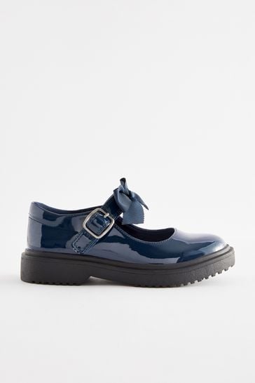Navy blue mary jane school shoes shop