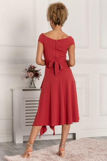 Jolie moi fit online and flare dress