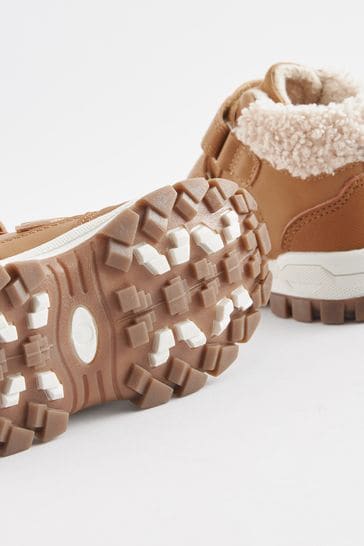 Ladies tan walking boots top