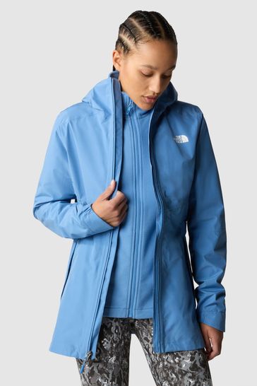 North face clearance blue parka