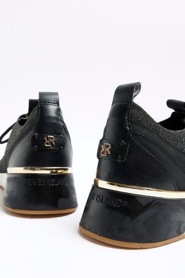 River island knitted new arrivals runner trainers