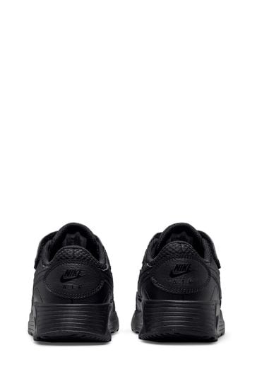 All black nike trainers air best sale max