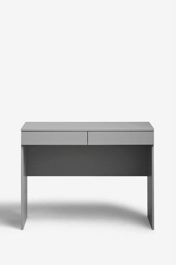Grey Flynn Space Saving Console Dressing Table